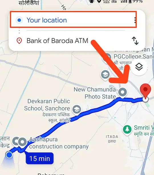 Google Map ko Kaise use Kare? full details हिंदी में 6 Google Map से ATM की लोकेशन का पता करें